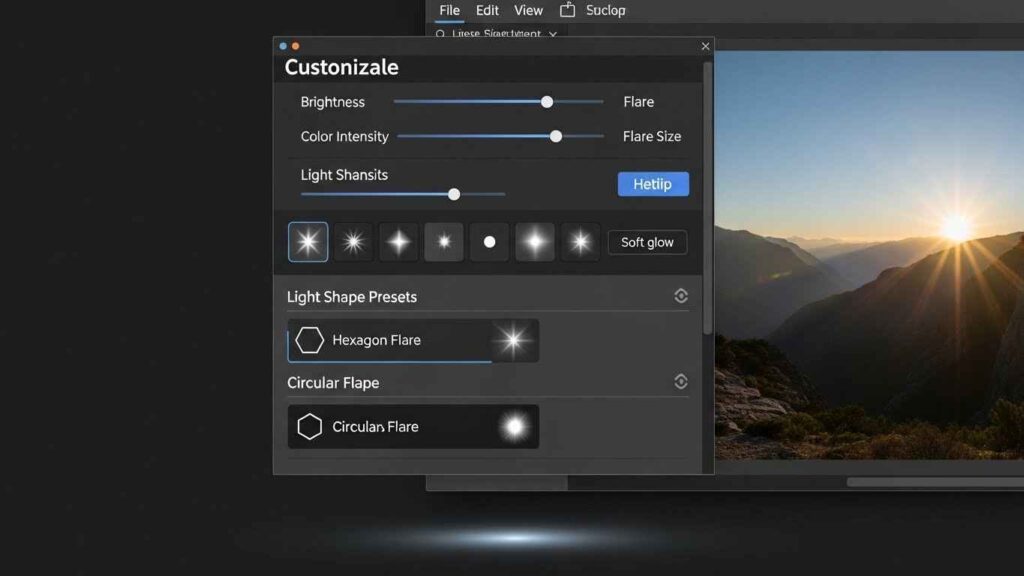 Common types of light sources photeeq lens flare