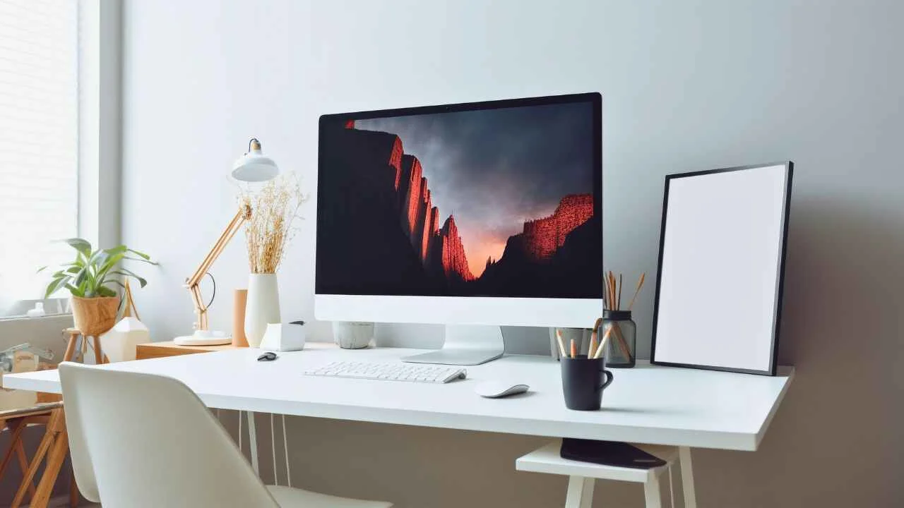 Modern workspace represent the future of work