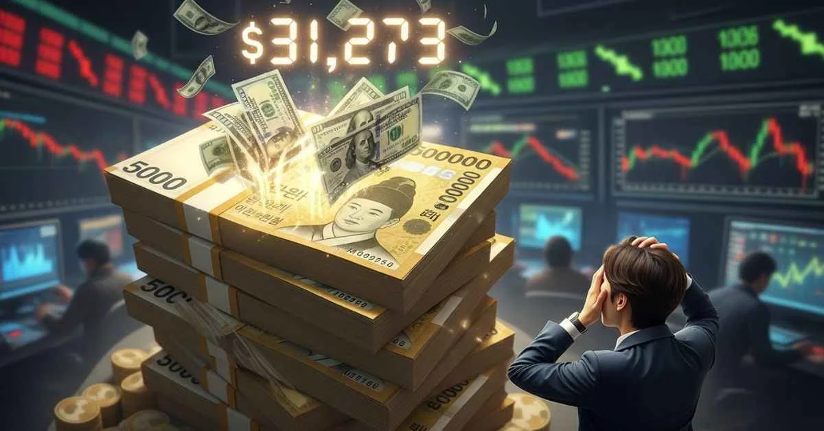 45 million won to usd