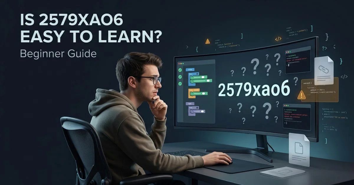 Is 2579xao6 Easy to Learn
