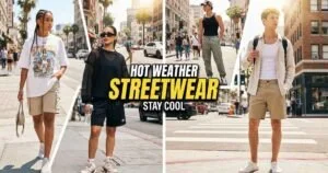 streetwear outfits for hot weather